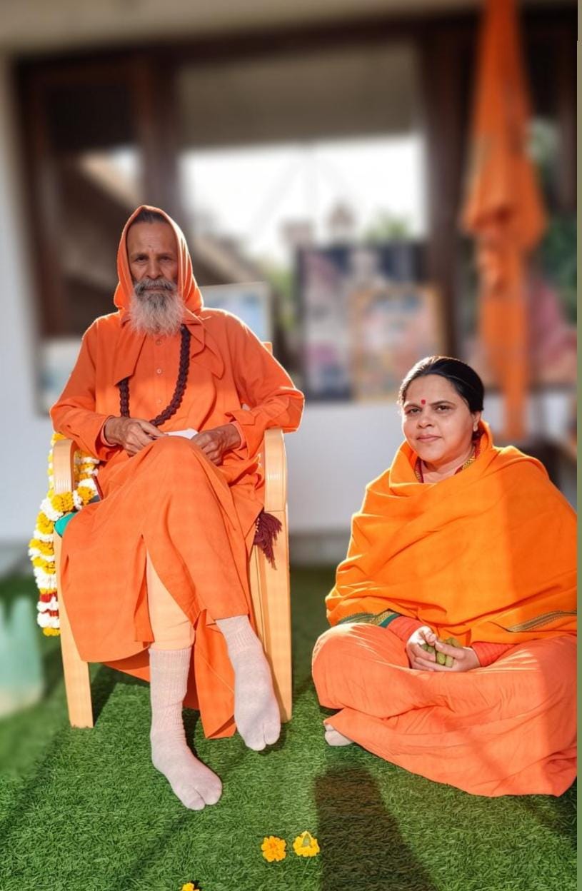 With Guru Maharaj